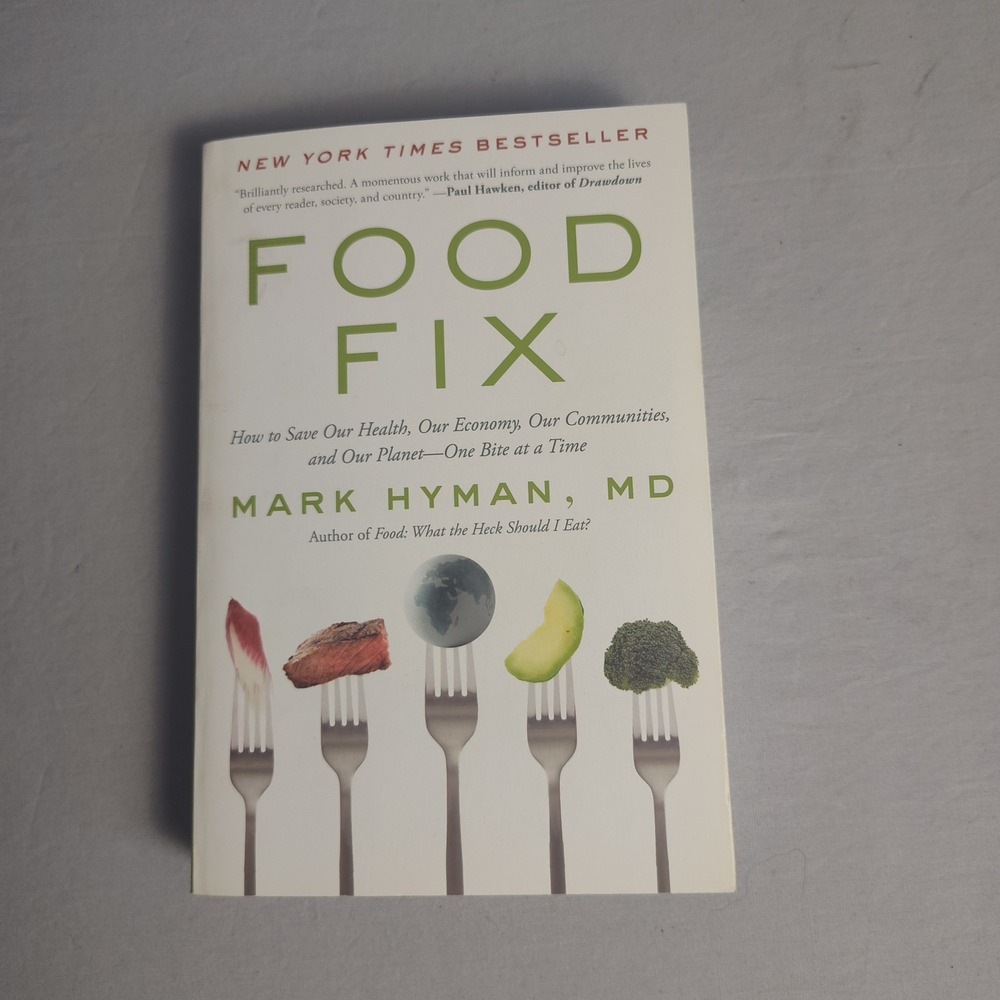 Food Fix by Mark Hyman MD New York Times Bestseller Health Economy Paperback